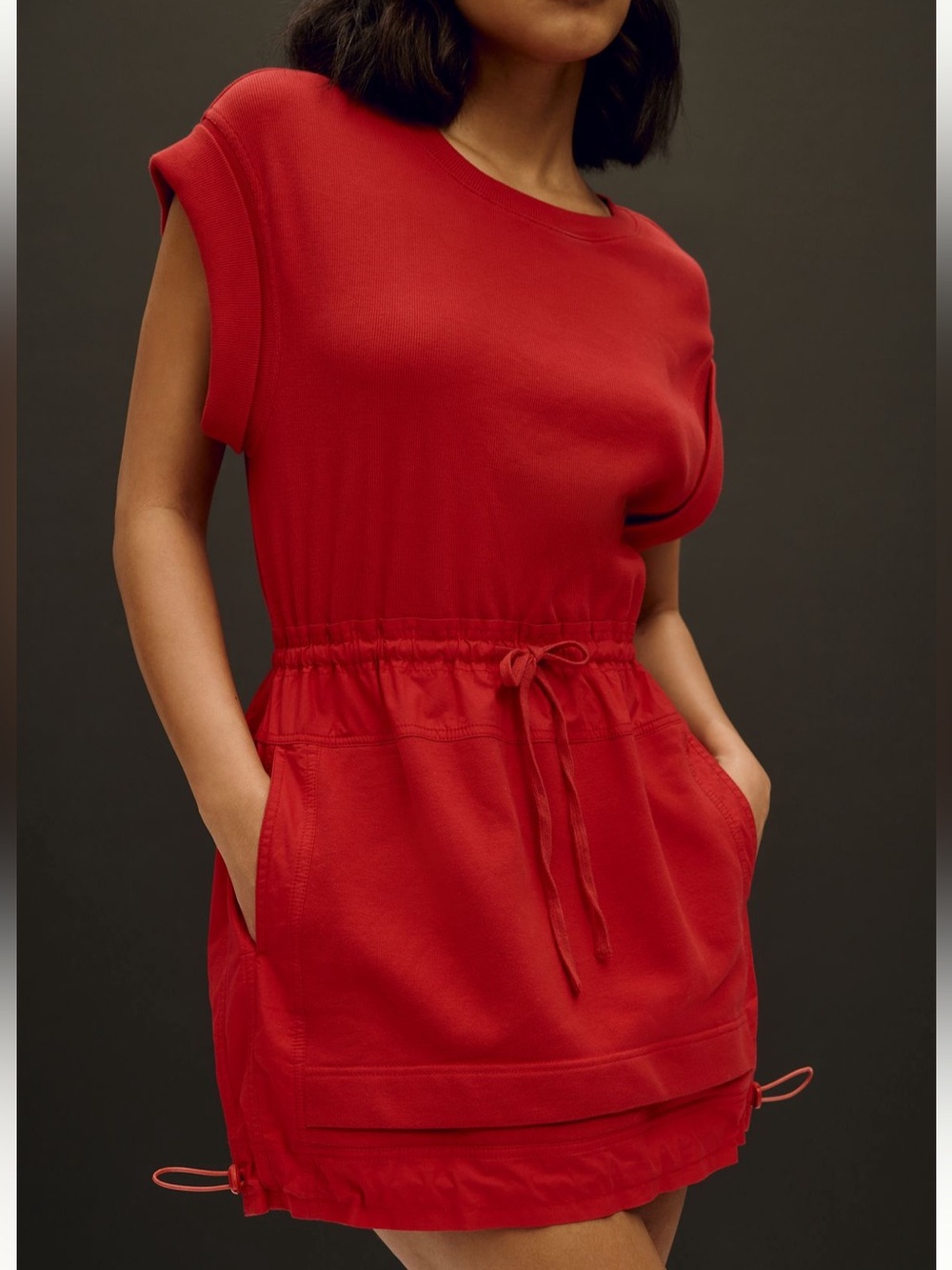 BOGO! Anthropologie Daily Practice Sporty Mini Dress Red Size Medium